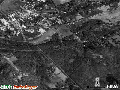 Zip code 19319 satellite photo by USGS