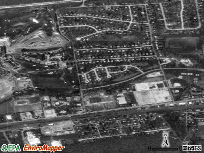 Zip code 19372 satellite photo by USGS