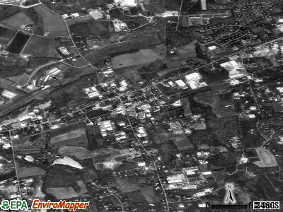 Zip code 19374 satellite photo by USGS