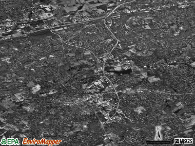Zip code 19380 satellite photo by USGS