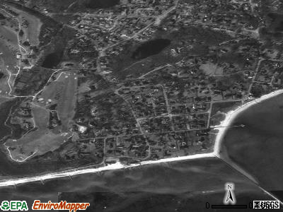 Zip code 02647 satellite photo by USGS