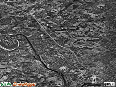 Zip code 19468 satellite photo by USGS