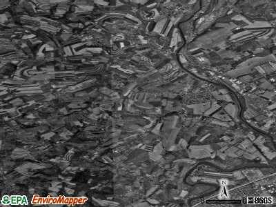 Zip code 19533 satellite photo by USGS