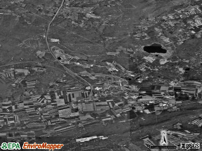 Zip code 19543 satellite photo by USGS