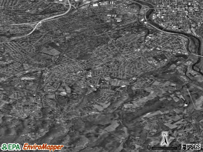 Zip code 19607 satellite photo by USGS