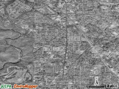 Zip code 20012 satellite photo by USGS