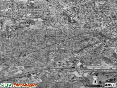 Zip code 20018 satellite photo by USGS