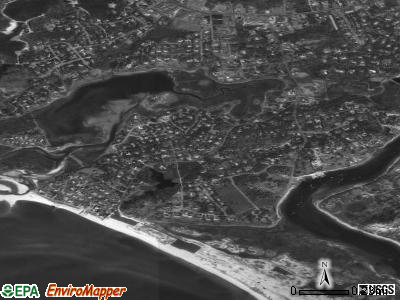 Zip code 02669 satellite photo by USGS