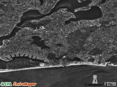 Zip code 02670 satellite photo by USGS