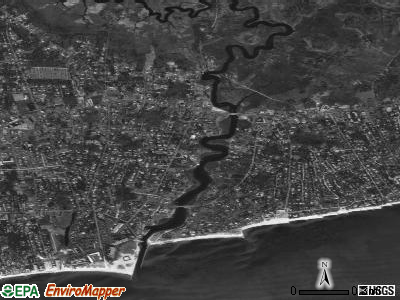 Zip code 02671 satellite photo by USGS
