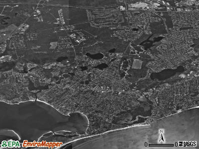 Zip code 02673 satellite photo by USGS
