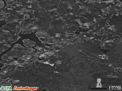 Zip code 02702 satellite photo by USGS