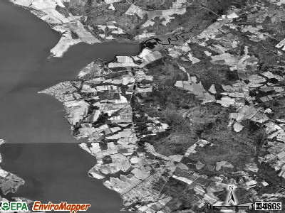 Zip code 20621 satellite photo by USGS