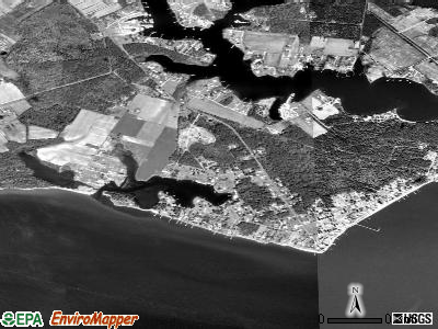 Zip code 20626 satellite photo by USGS