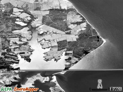 Zip code 20628 satellite photo by USGS