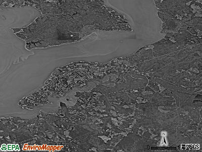 Zip code 20640 satellite photo by USGS