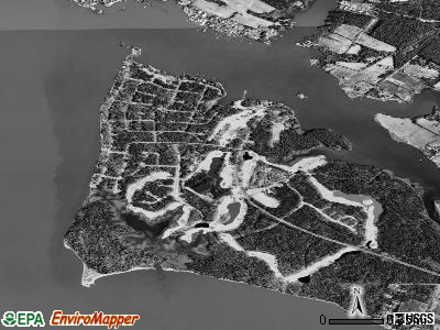 Zip code 20645 satellite photo by USGS