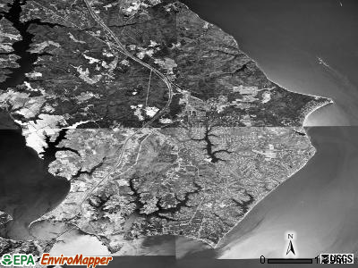Zip code 20657 satellite photo by USGS