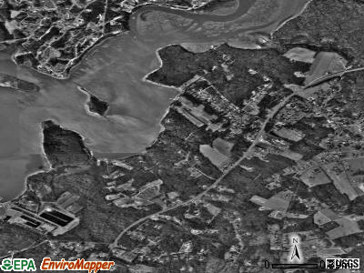 Zip code 20658 satellite photo by USGS