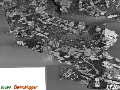 Zip code 20664 satellite photo by USGS