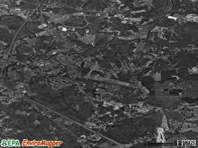 Zip code 02718 satellite photo by USGS