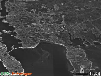 Zip code 02719 satellite photo by USGS