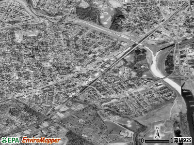 Zip code 20722 satellite photo by USGS