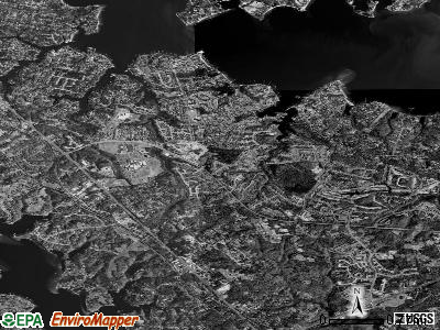 Zip code 21012 satellite photo by USGS
