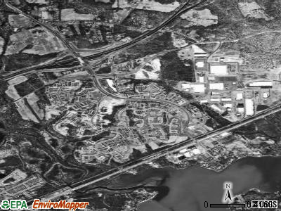 Zip code 21017 satellite photo by USGS