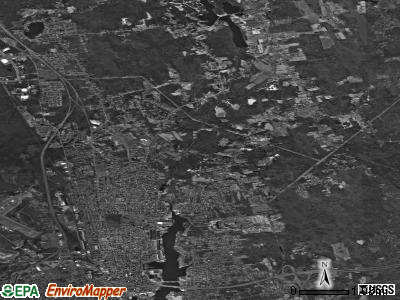Zip code 02743 satellite photo by USGS