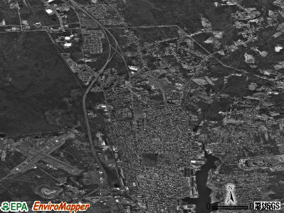 Zip code 02745 satellite photo by USGS