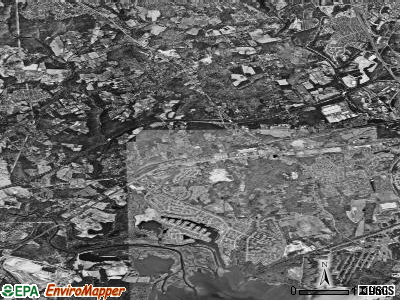 Zip code 21085 satellite photo by USGS