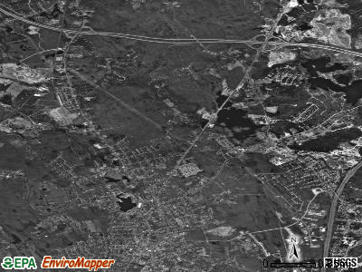 Zip code 02762 satellite photo by USGS