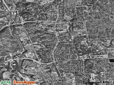 Zip code 21210 satellite photo by USGS