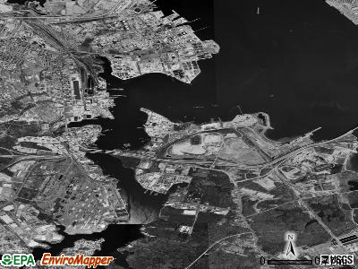 Zip code 21226 satellite photo by USGS