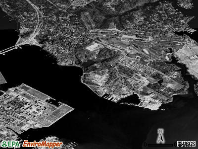 Zip code 21402 satellite photo by USGS
