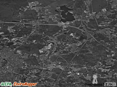 Zip code 02767 satellite photo by USGS