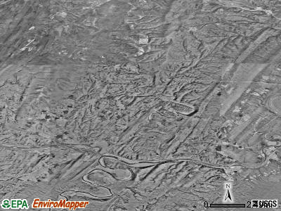 Zip code 21555 satellite photo by USGS