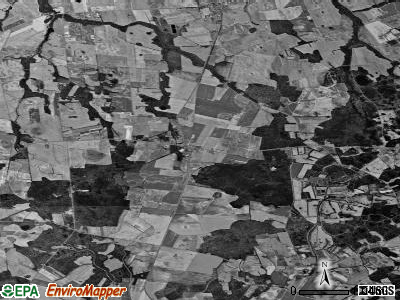 Zip code 21607 satellite photo by USGS