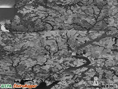 Zip code 21620 satellite photo by USGS