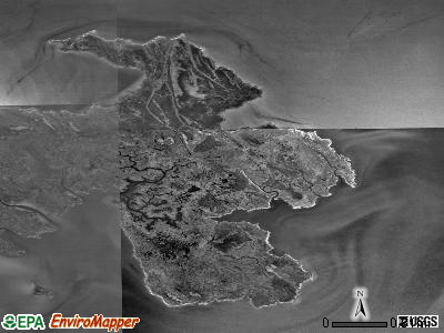 Zip code 21627 satellite photo by USGS