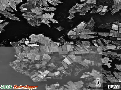 Zip code 21654 satellite photo by USGS