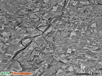 Zip code 21704 satellite photo by USGS