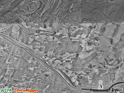 Zip code 21711 satellite photo by USGS
