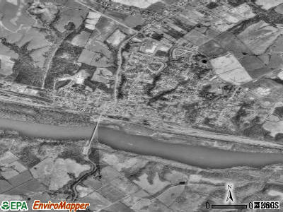 Zip code 21716 satellite photo by USGS