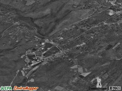 Zip code 21719 satellite photo by USGS