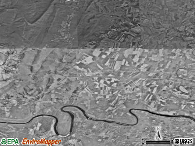 Zip code 21722 satellite photo by USGS