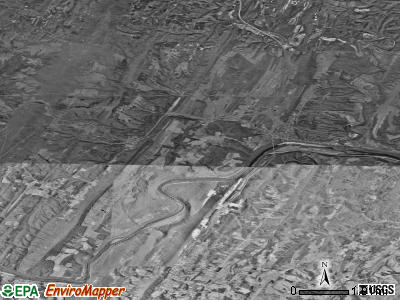Zip code 21750 satellite photo by USGS