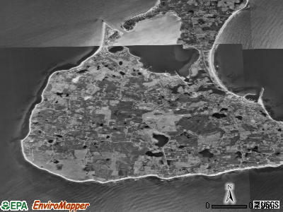Zip code 02807 satellite photo by USGS