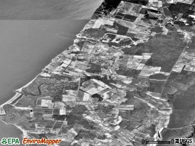 Zip code 21814 satellite photo by USGS